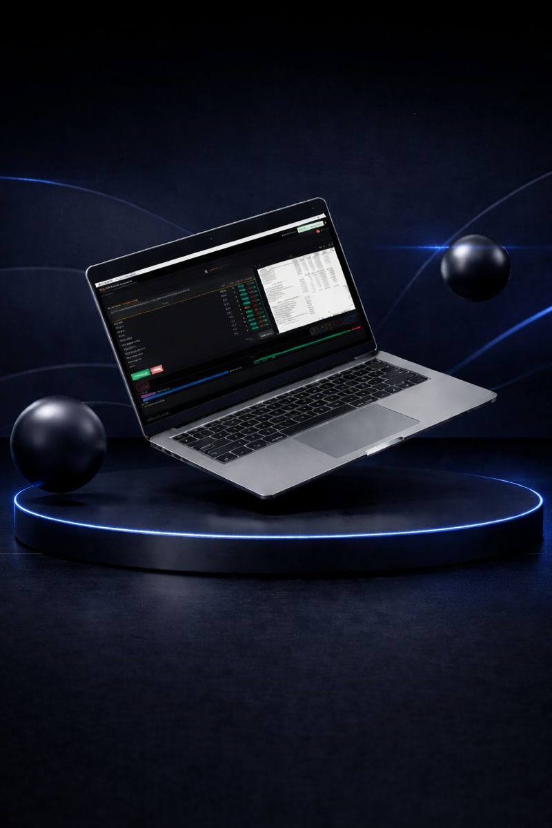 Sistema OCR contable adaptable a distintos sectores (azul)
Imagen de mockup de software OCR adaptable, enfocada a múltiples sectores profesionales, presentada en un entorno tecnológico oscuro con acentos en azul corporativo. La composición enfatiza la versatilidad del sistema, capaz de procesar documentos, extraer datos y generar información estructurada para distintos clientes y necesidades. Refleja una solución escalable, configurable y preparada para integrarse en flujos de trabajo empresariales reales.